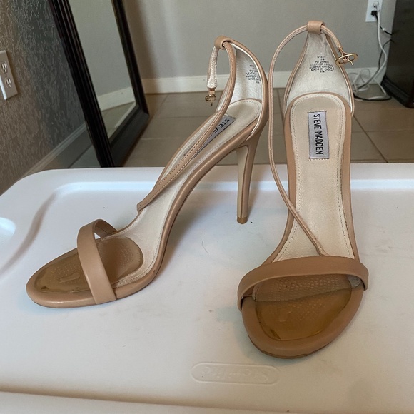 Steve Madden Nude Strap Heel - Picture 3 of 3